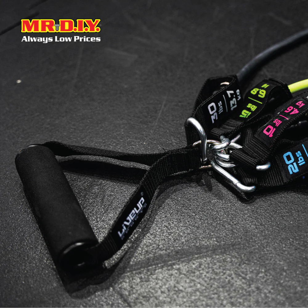 LIVEUP Sports Expander Tube Set (11 PCS) LS3625 - Image 4