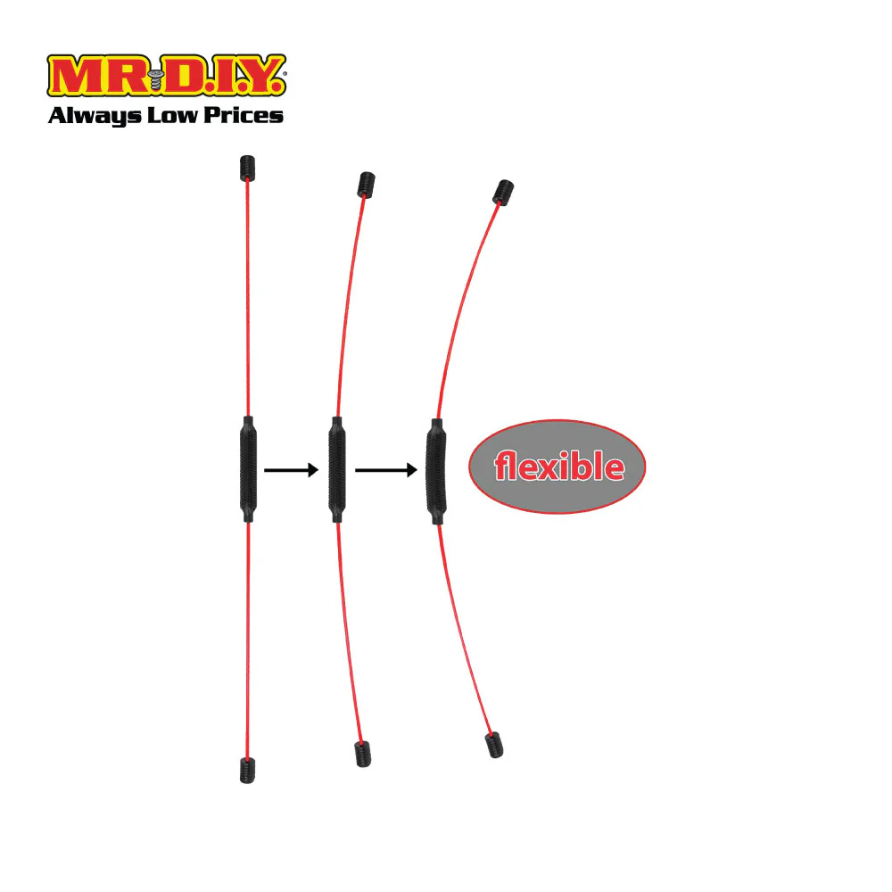 LIVEUP Sports Gym Flex Bar (1.6M) - Red LS3283 - Image 3
