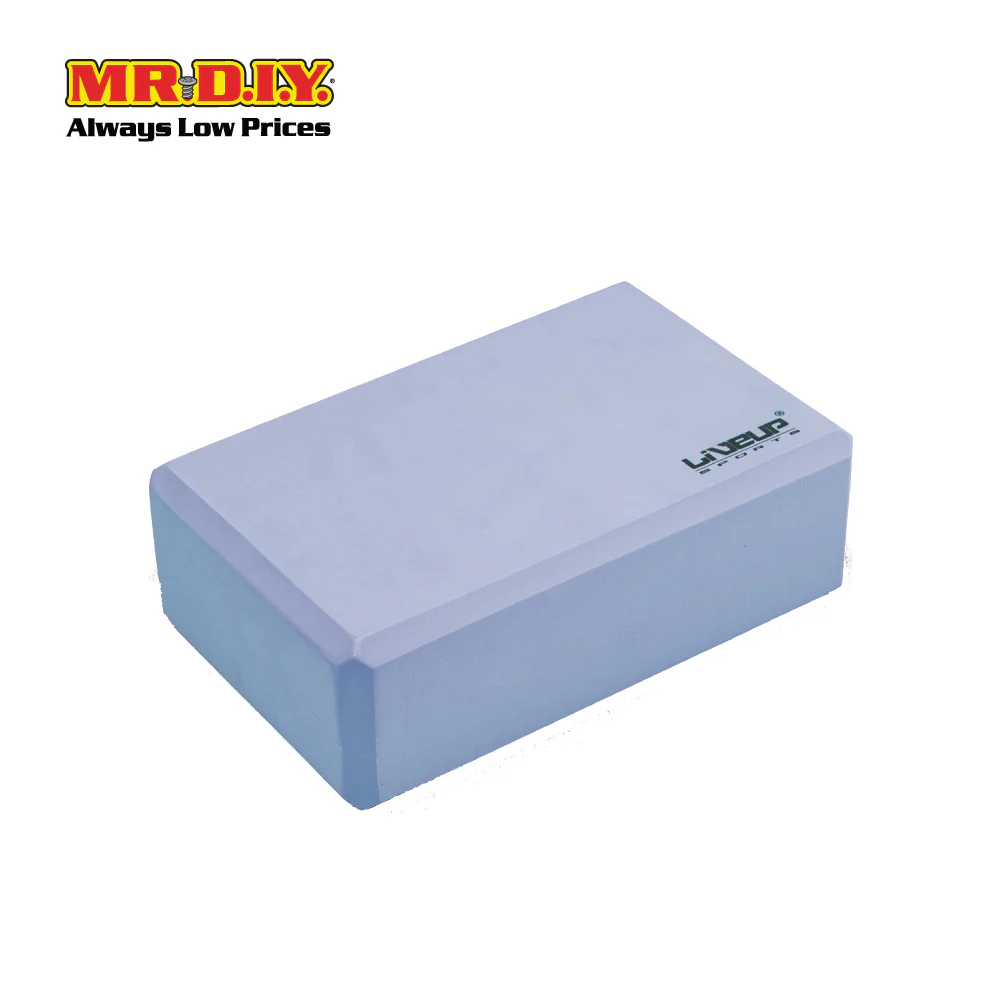 LIVEUP Sports Gym Yoga Block - Blue (33cm) LS3233A - Image 2