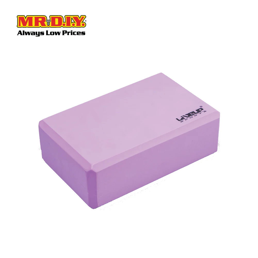 LIVEUP Sports Gym Yoga Block Purple LS3233A (23 X 15cm) - Image 2