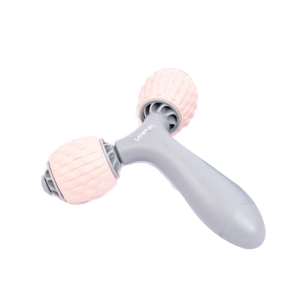 LIVEUP Sports Hand Y-Shaped Massager Roller - Pink LS5107 - Image 4