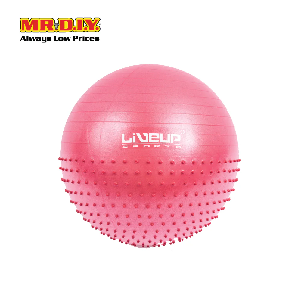 LIVEUP Sports Inflatable Gym Exercise Half Massage Ball (65cm) LS3569 - Image 2