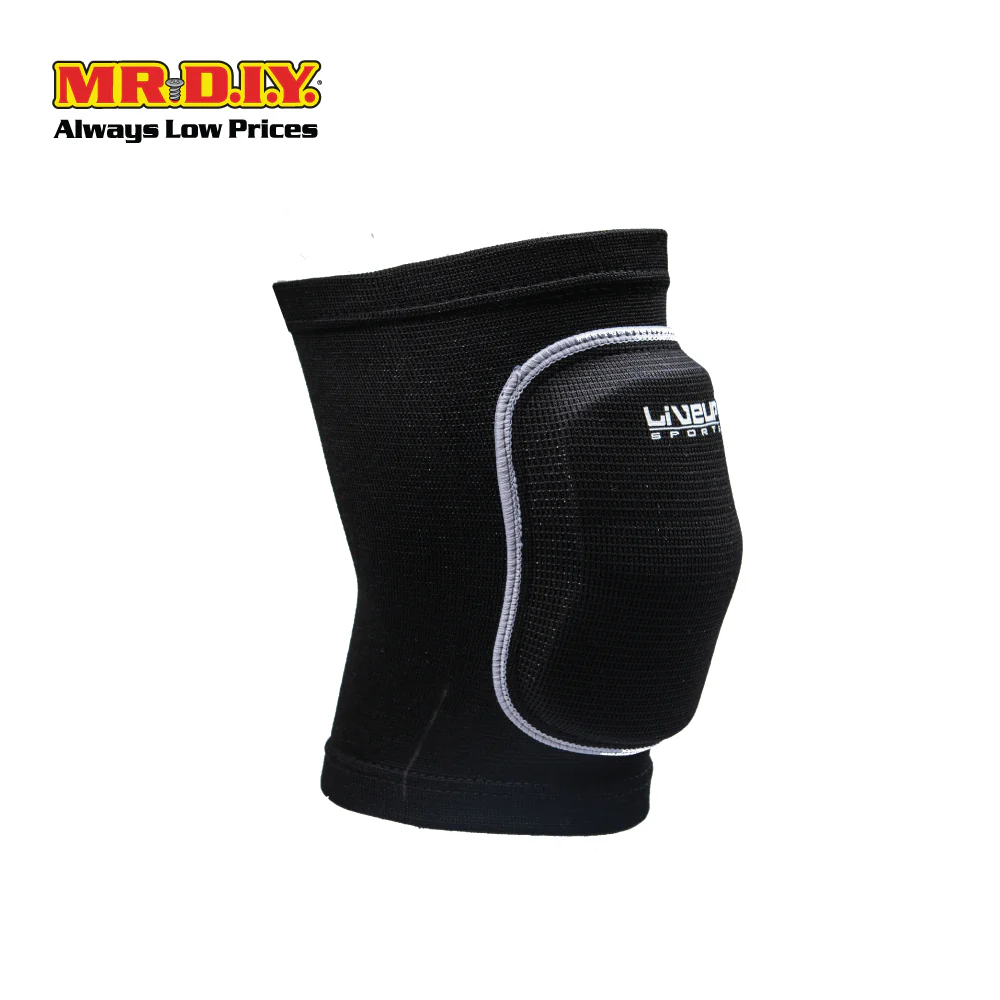 LIVEUP Sports Knee Support With Foam Pad L/XL - Black LS5706 - Image 2