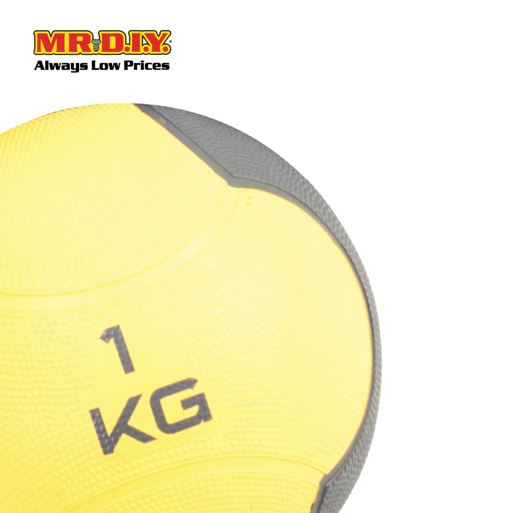 LIVEUP Sports Medicine Ball (1KG) - Yellow LS30006F - Image 2