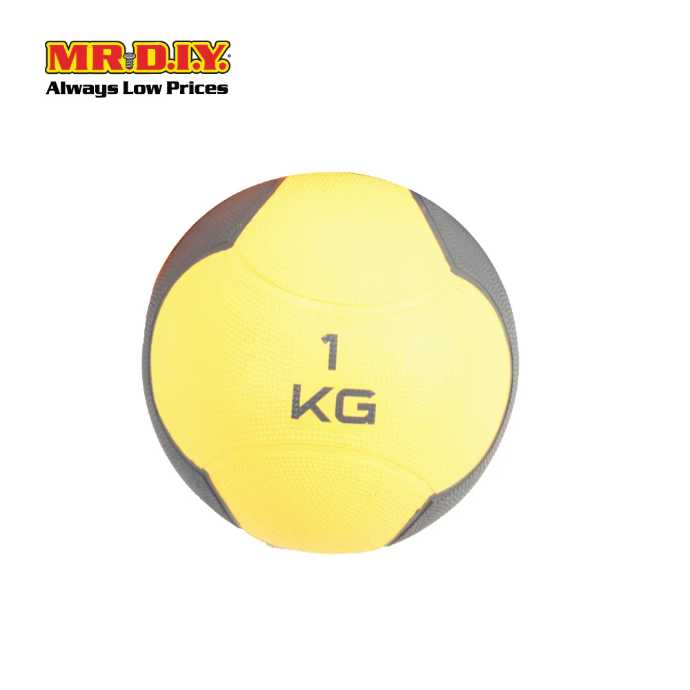LIVEUP Sports Medicine Ball (1KG) - Yellow LS30006F - Image 3