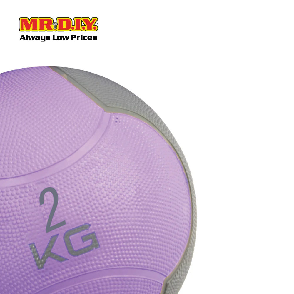 LIVEUP Sports Medicine Ball (2KG) - Purple LS30006F - Image 2