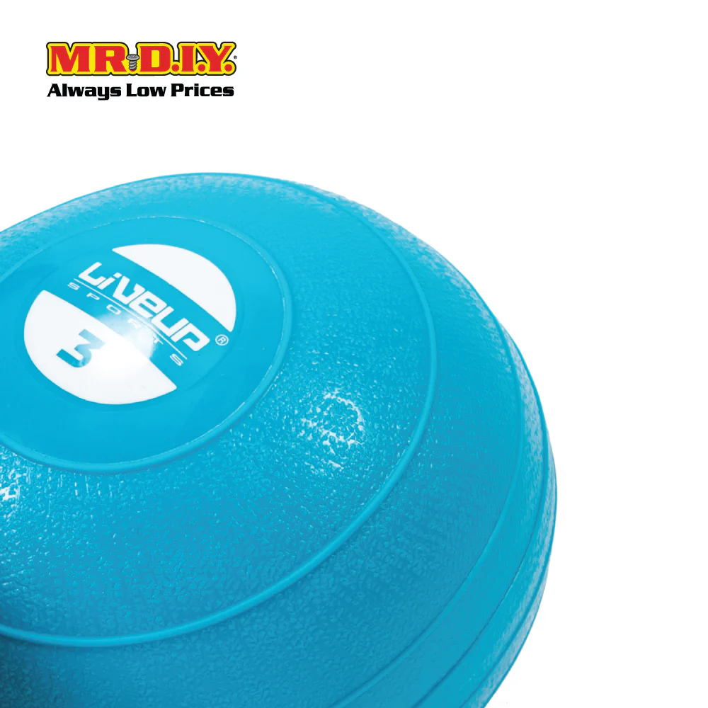 LIVEUP Sports PVC Soft Weight Ball (3KG) - Blue LS3003 - Image 2
