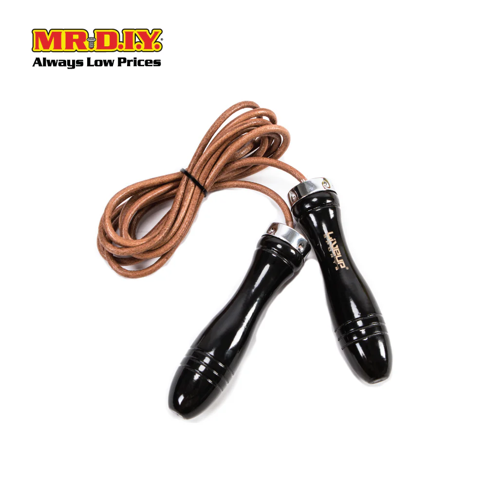 (MR.DIY) LIVEUP Sports Skipping Leather Jump Rope - LS3122 (2.75M) - Image 2