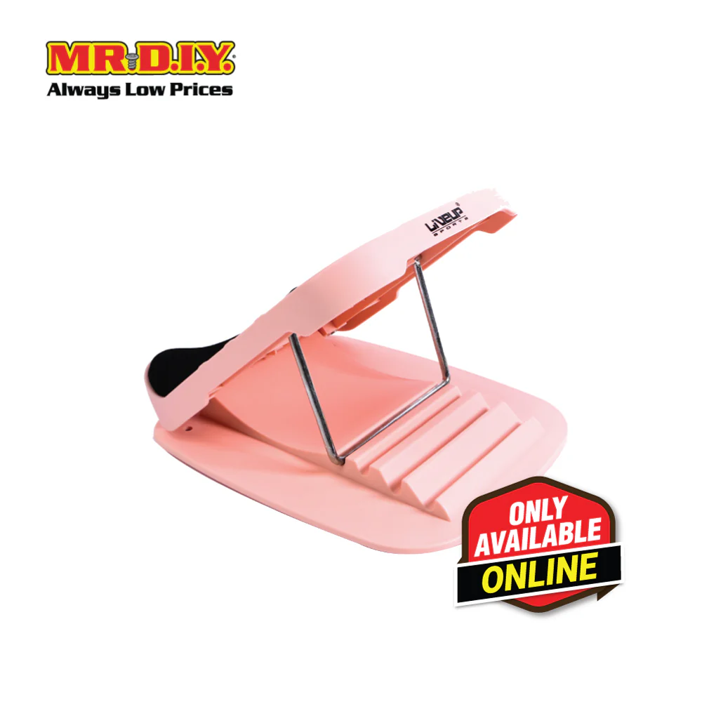 LIVEUP Sports Slant Adjustable 4 Level Stretch Board (27cm) - Pink LS3353