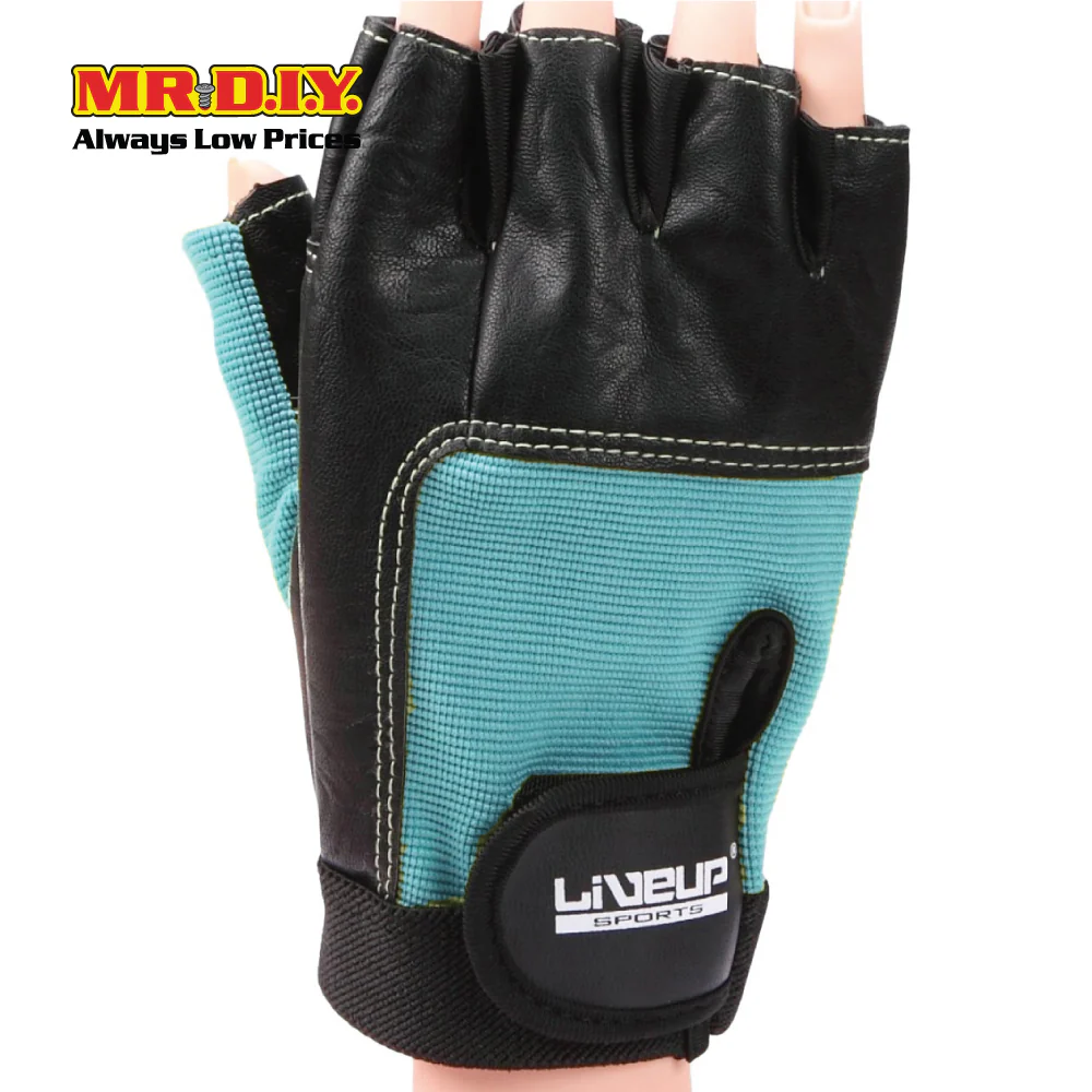 LIVEUP Sports Training Gloves (1 Pair) - Blue LS3058 - Image 2
