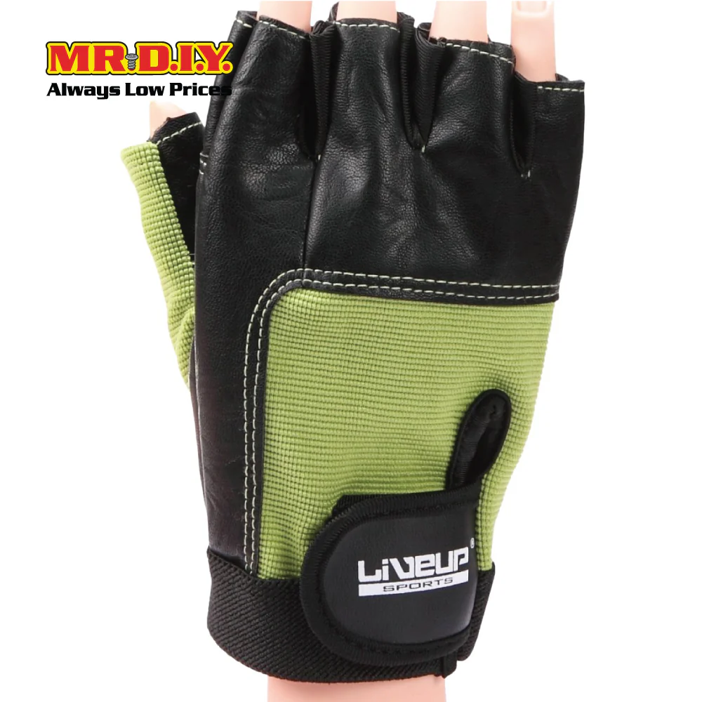 LIVEUP Sports Training Gloves (1 Pair) - Green LS3058 - Image 2