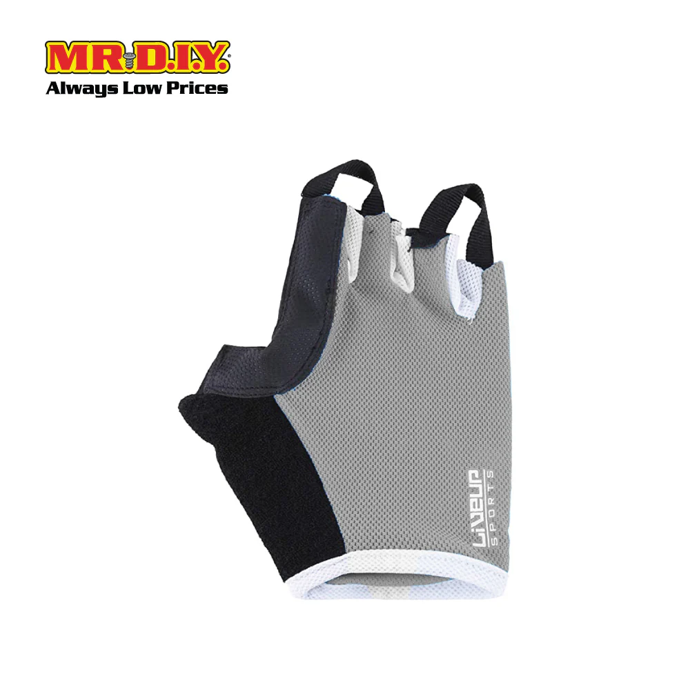 LIVEUP Sports Training Gloves L/XL (1 Pair) - Grey LS3066 - Image 3