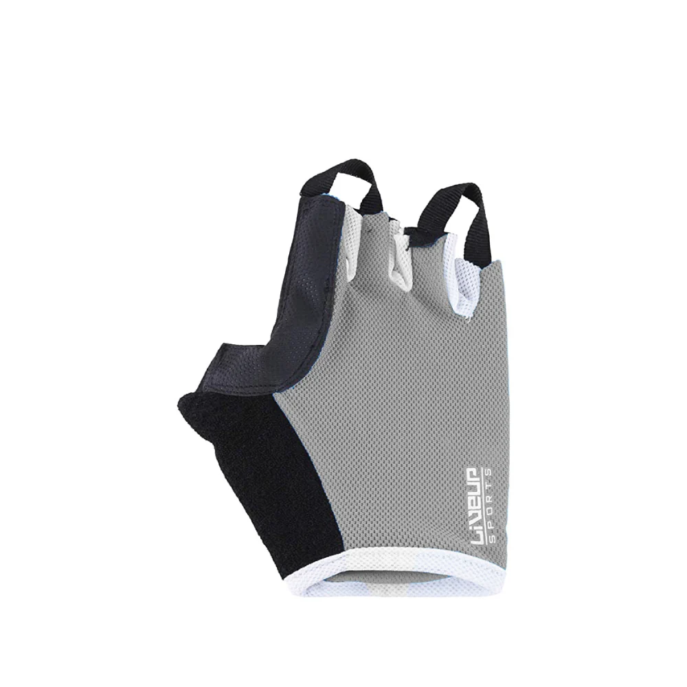 LIVEUP Sports Training Gloves L/XL (1 Pair) - Grey LS3066 - Image 4