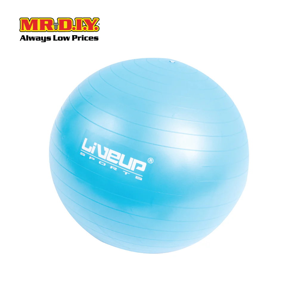 LIVEUP Sports Yoga Exercise Gym Anti-Burst Ball - Blue (55cm) LS3222 - Image 3