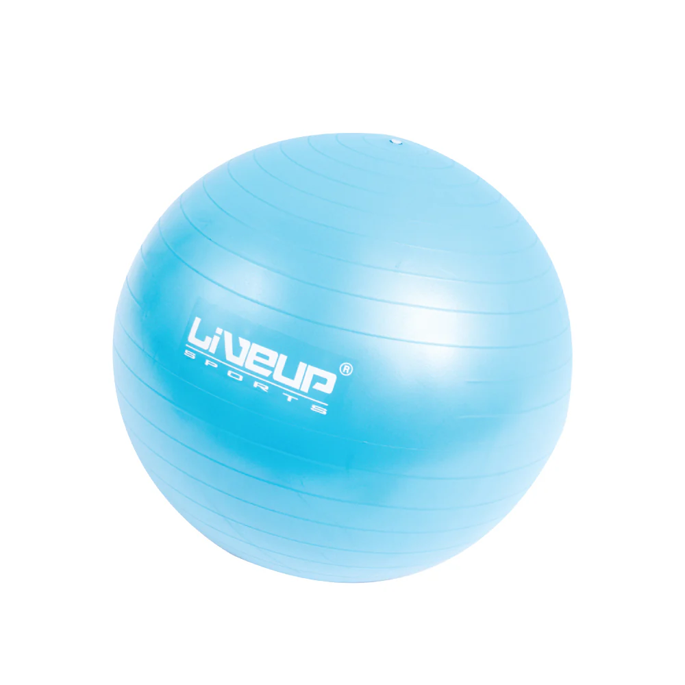 LIVEUP Sports Yoga Exercise Gym Anti-Burst Ball - Blue (55cm) LS3222 - Image 4