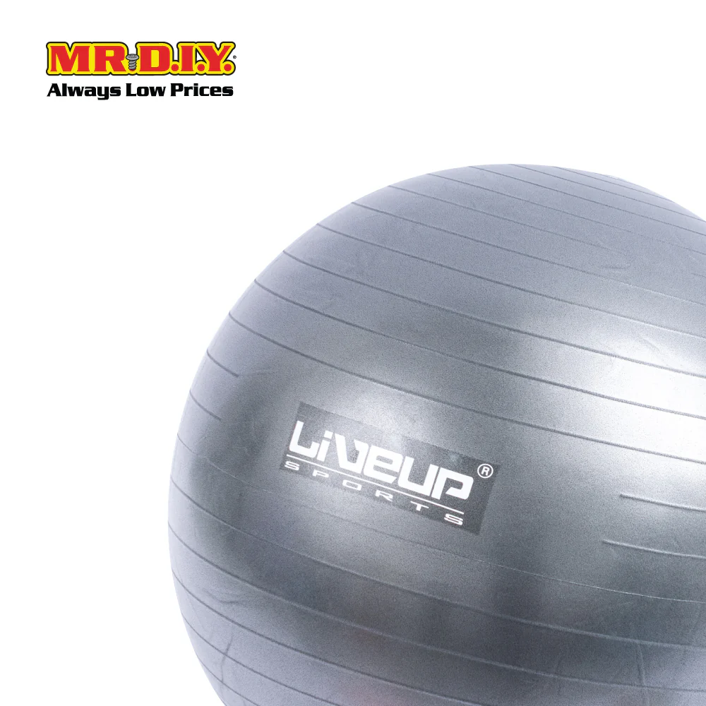 LIVEUP Sports Yoga Exercise Gym Anti-Burst Ball - Grey [LS3222] (75cm) - Image 2