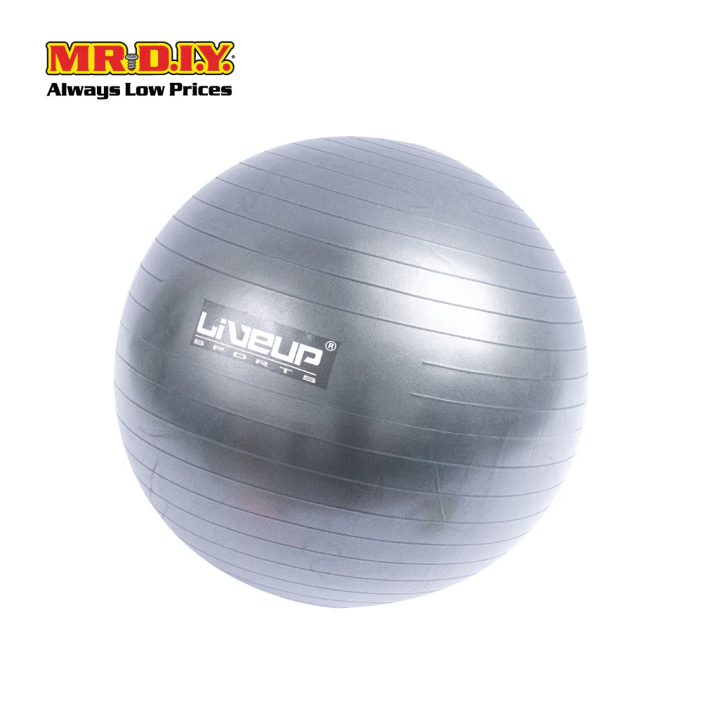 LIVEUP Sports Yoga Exercise Gym Anti-Burst Ball - Grey [LS3222] (75cm) - Image 3