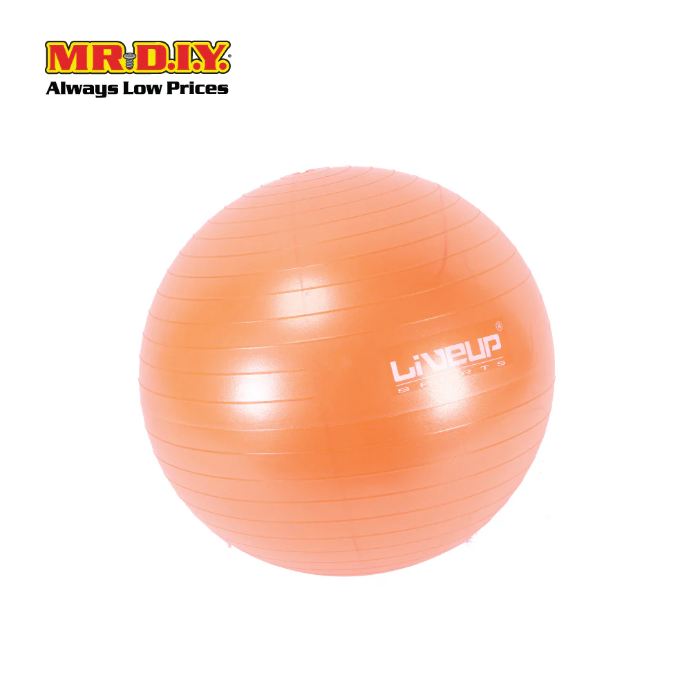 LIVEUP Sports Yoga Exercise Gym Anti-Burst Ball - Orange (65cm) LS3222 - Image 3