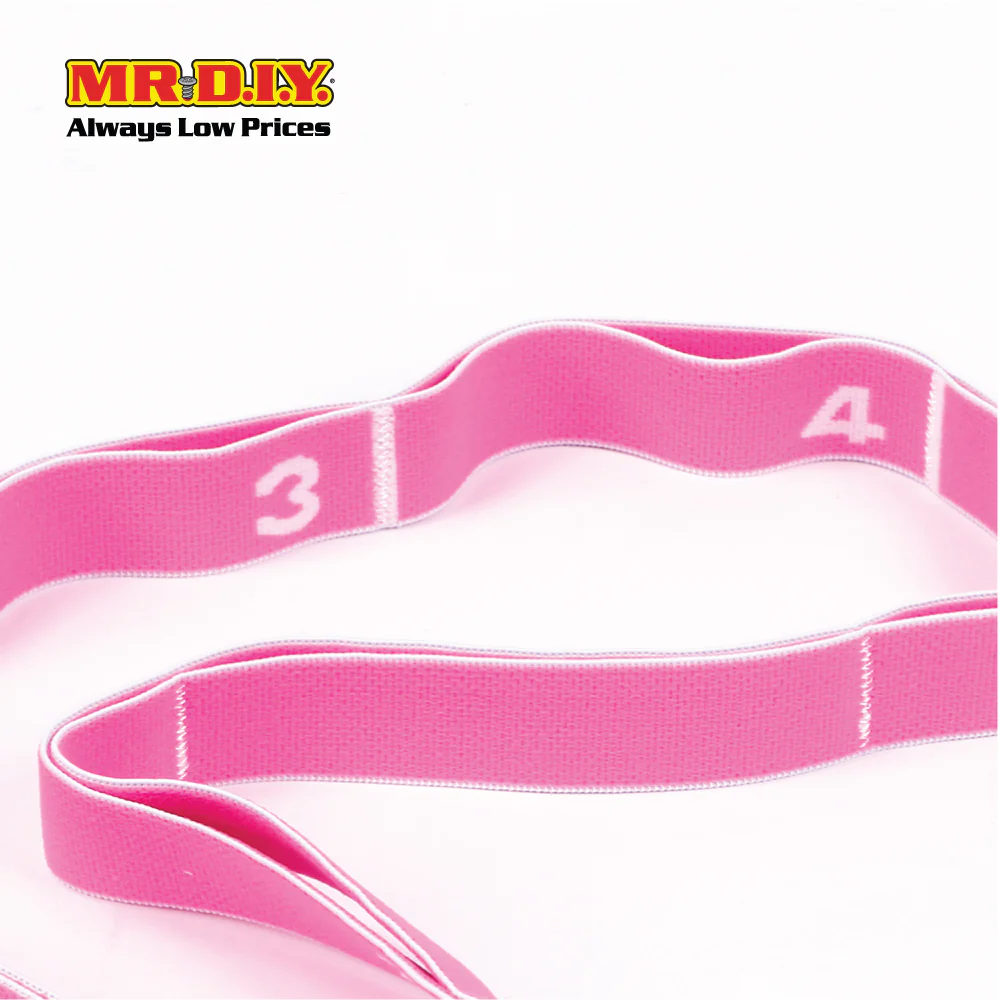 LIVEUP Sports Yoga Gym Resistance Band (Light) - Pink LS3660 - Image 2