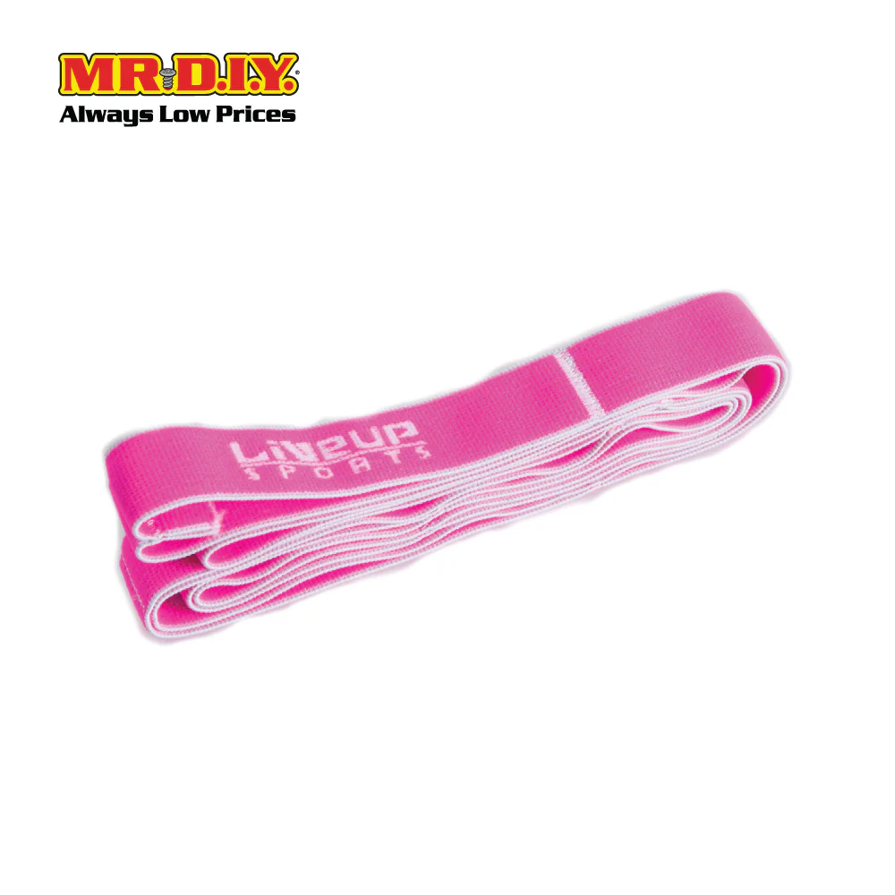LIVEUP Sports Yoga Gym Resistance Band (Light) - Pink LS3660 - Image 3