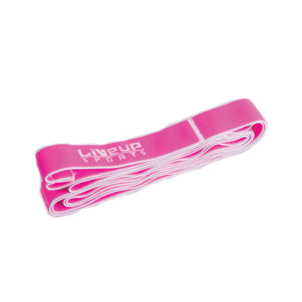 LIVEUP Sports Yoga Gym Resistance Band (Light) - Pink LS3660 - Image 5