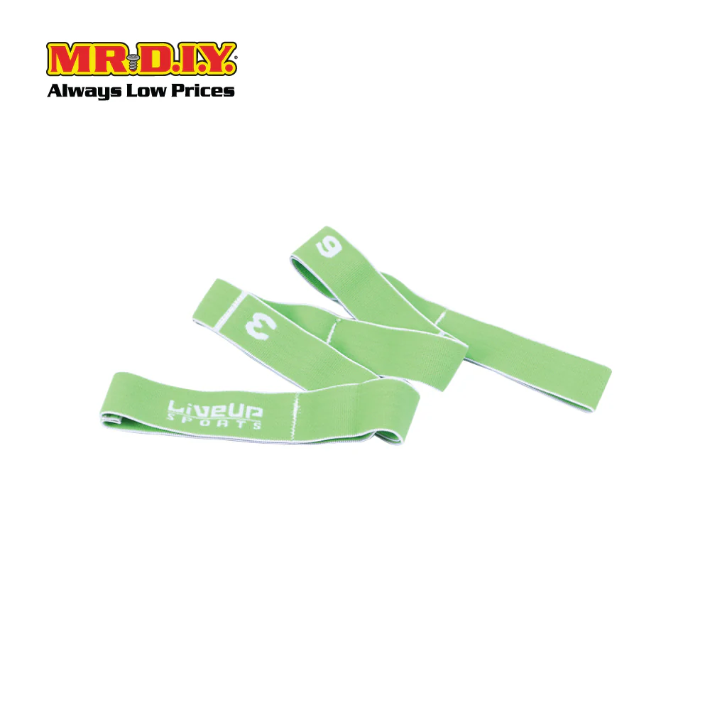 LIVEUP Sports Yoga Gym Resistance Band (Medium) - Green LS3660 - Image 2