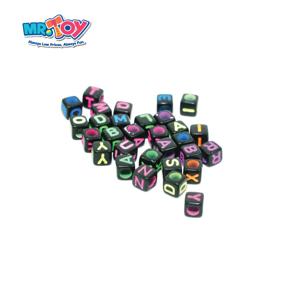 Loom Bands - Alphabets Black Beads - Image 2