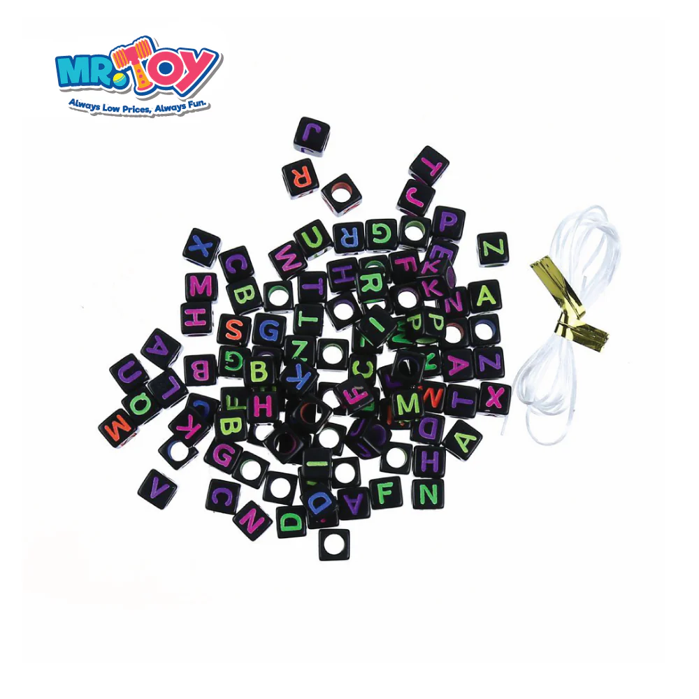 Loom Bands - Alphabets Black Beads - Image 3