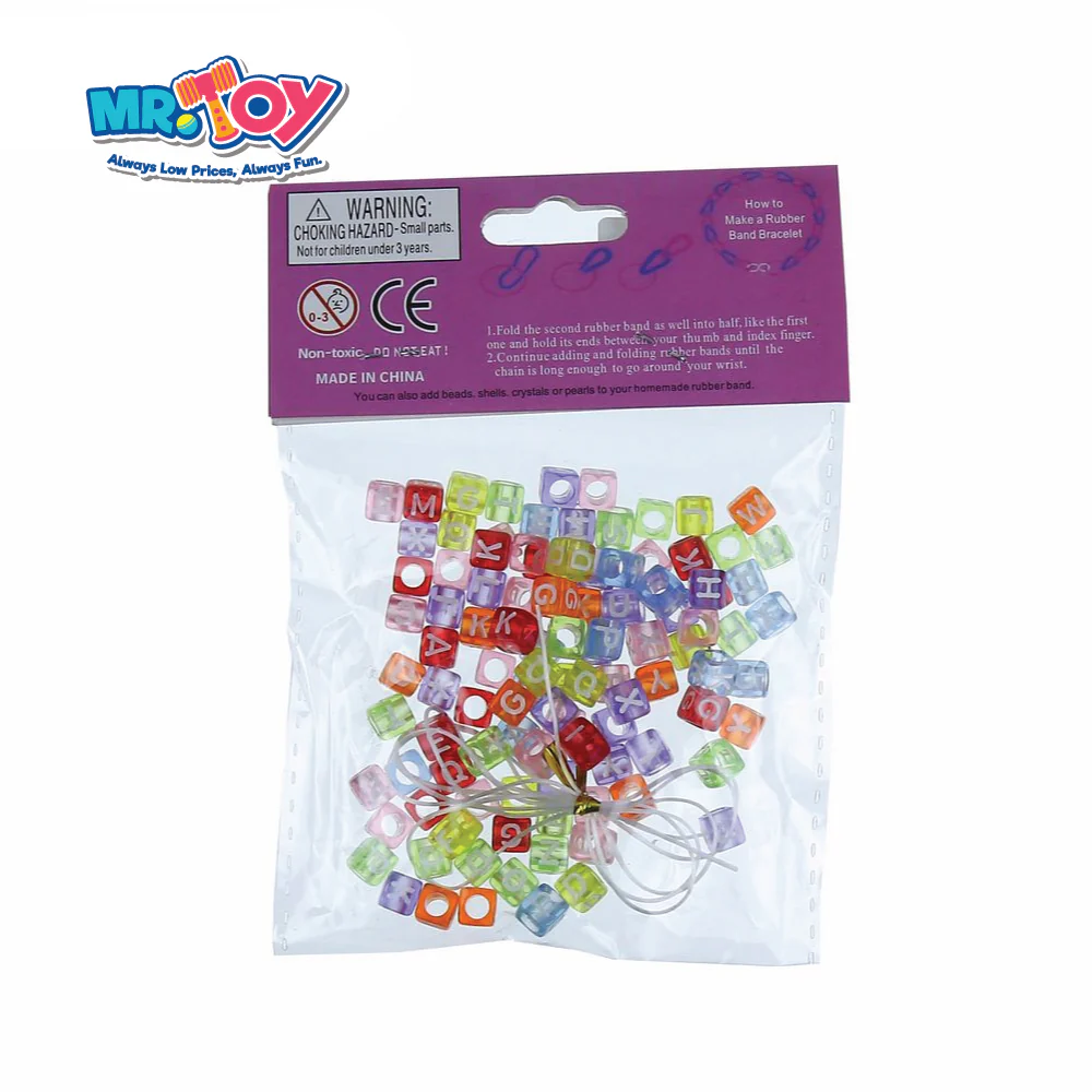 Loom Bands - Alphabets Translucent Beads - Image 4