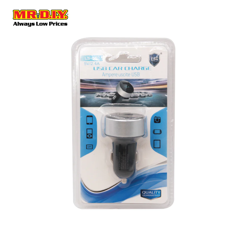 LS Premium USB Port Car Charger 2.4A (2 Ports) - Image 5