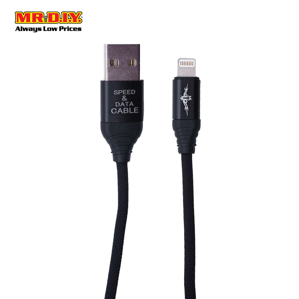 LS Fashion Braided Heavy-Duty iOS USB Fast Charging Data Cable 3.1A (100cm) - Image 10