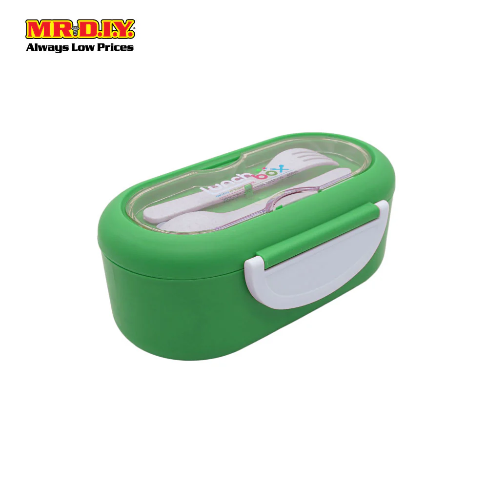 (MR.DIY) Lunch Box With Cutlery Set (1000ml) - Image 8