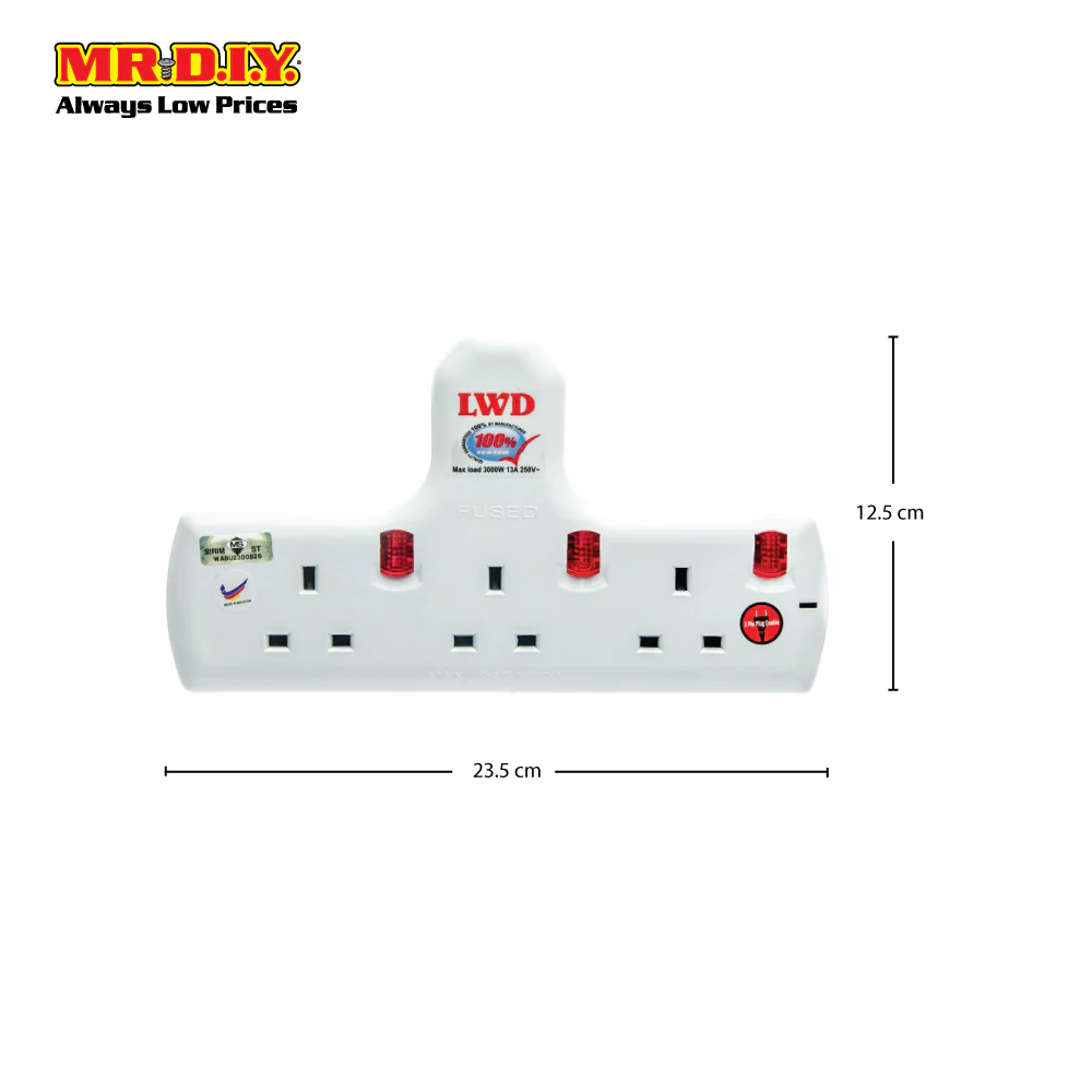 LWD 3 Gang Adapter Port - Image 4
