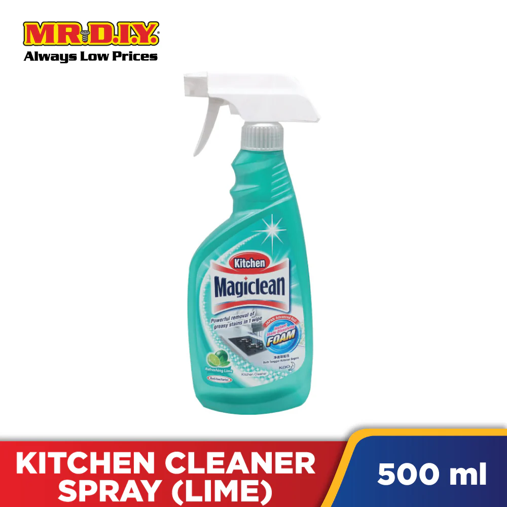 MAGICLEAN Refreshing Lime Kitchen Cleaner Trigger 500ml - Image 2