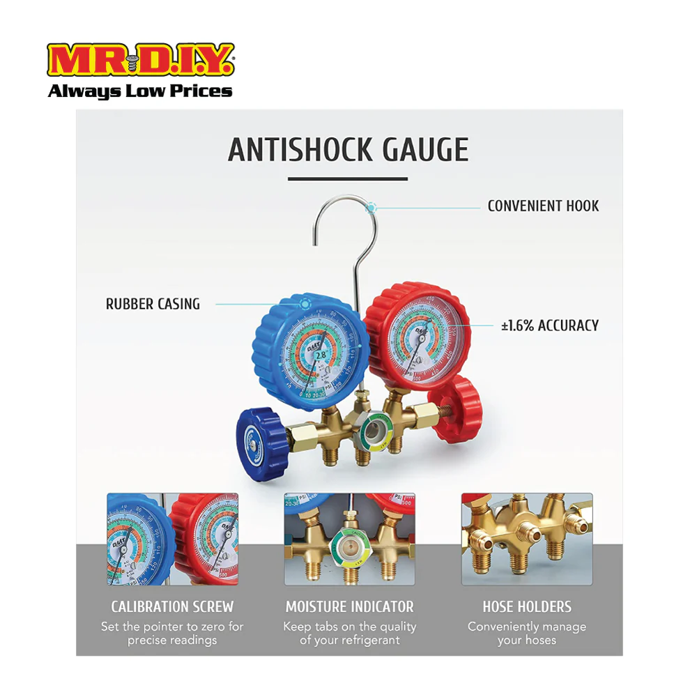 Manifold Gauge Kit 134A QP-7006 - Image 3