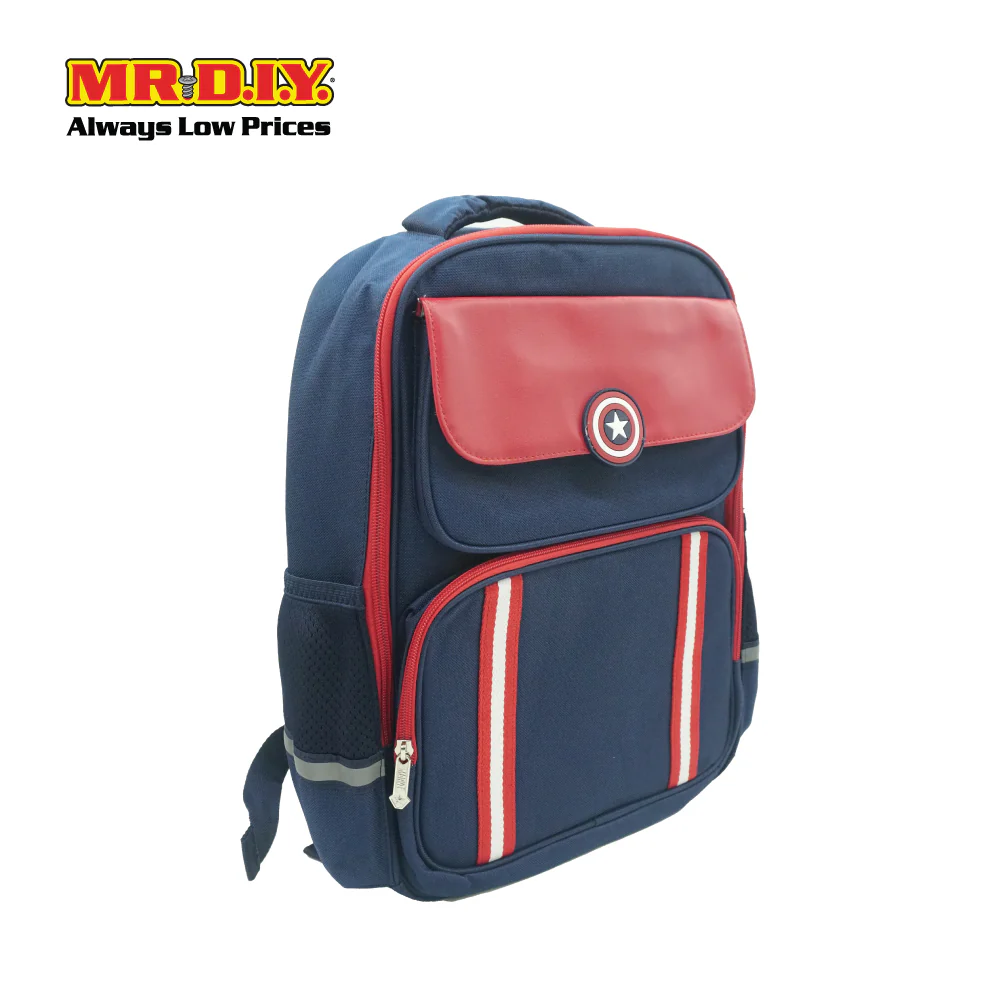 MARVEL Avengers Captain America Fashion School Bag for Student - Image 2