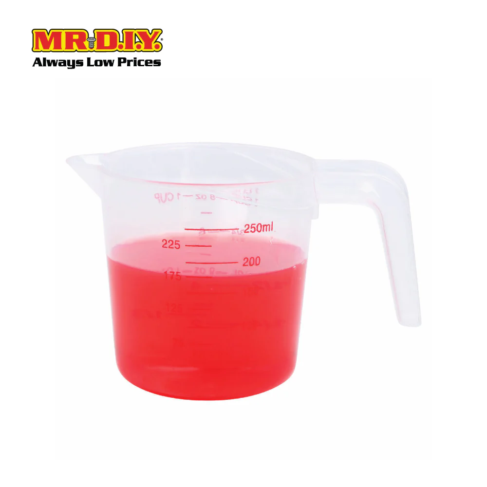 (MR.DIY) Plastic Transparent Baking Kitchen Measuring Small Jug With Handle (1000ml) - Image 4