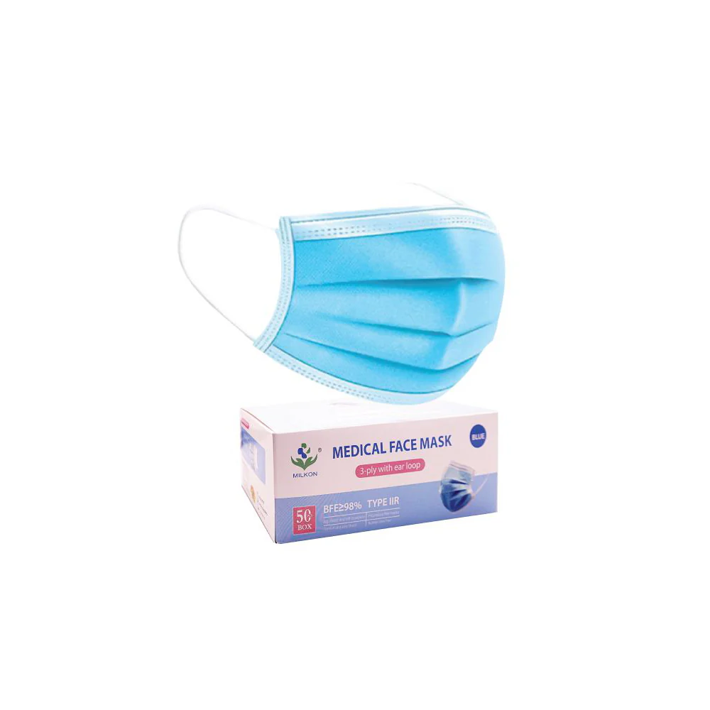 MILKON 3-Ply Disposable Medical Face Mask (50pcs) - Image 4