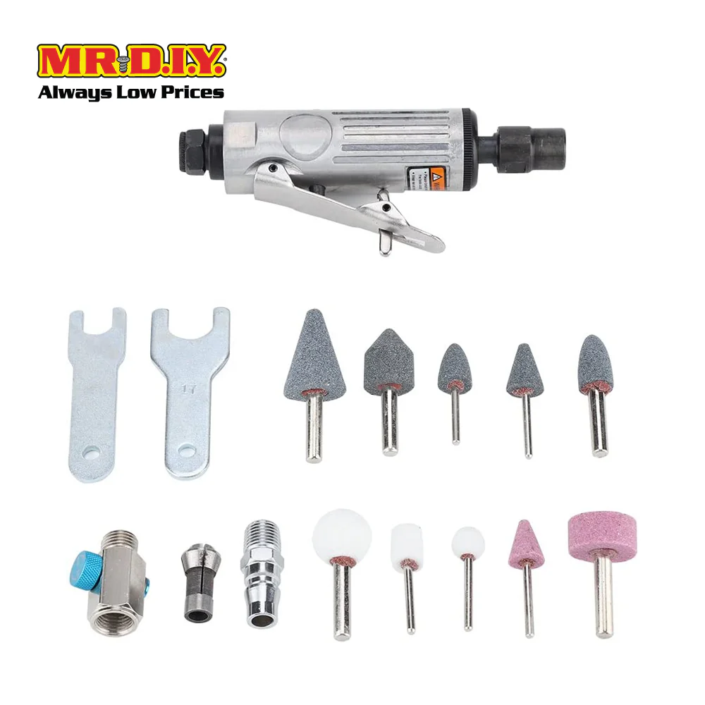 (MR.DIY) Mini Air Die Grinder [1/4inch] (16pcs) - Image 2