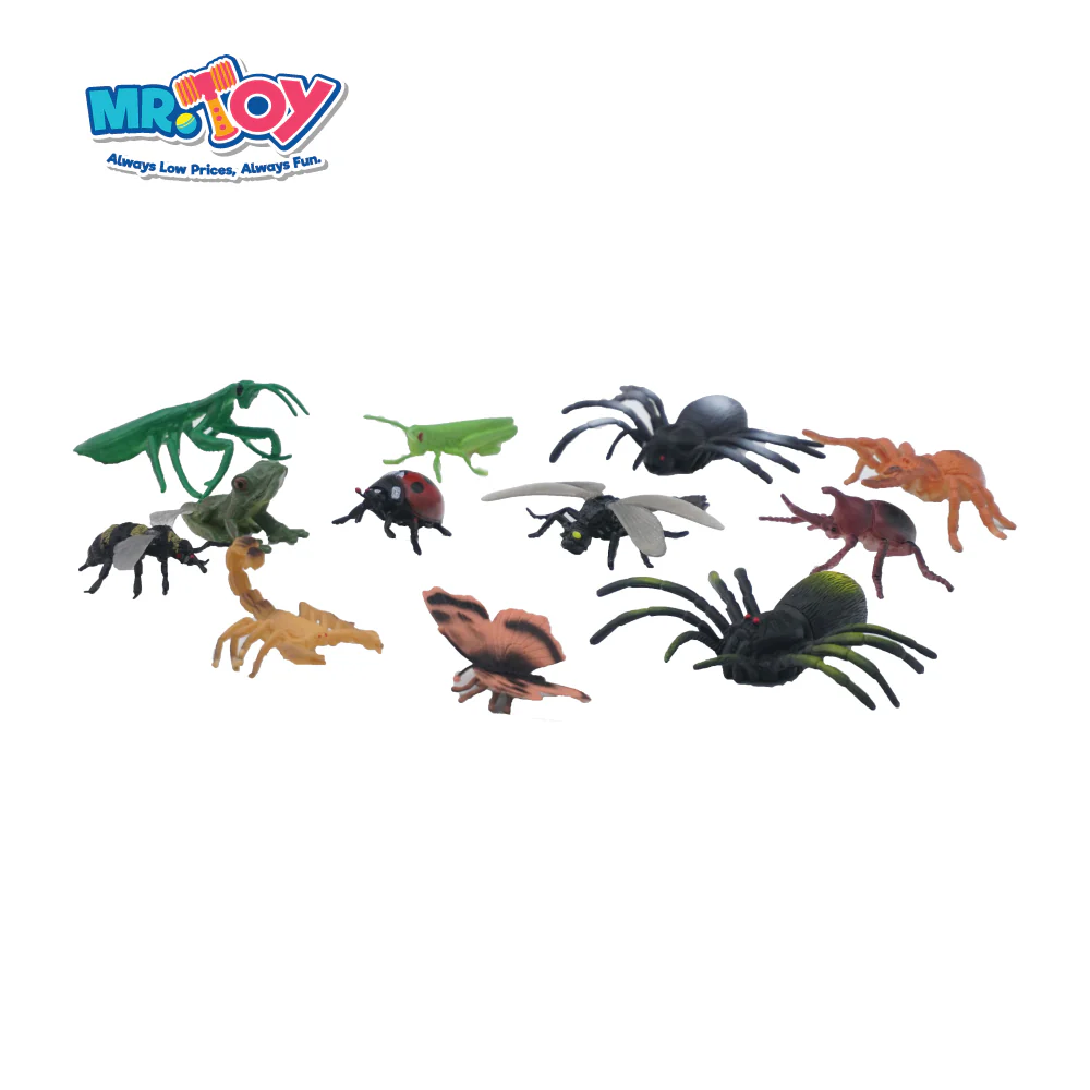 Mini Bugs and Insects Toy (12 pieces) - Image 3