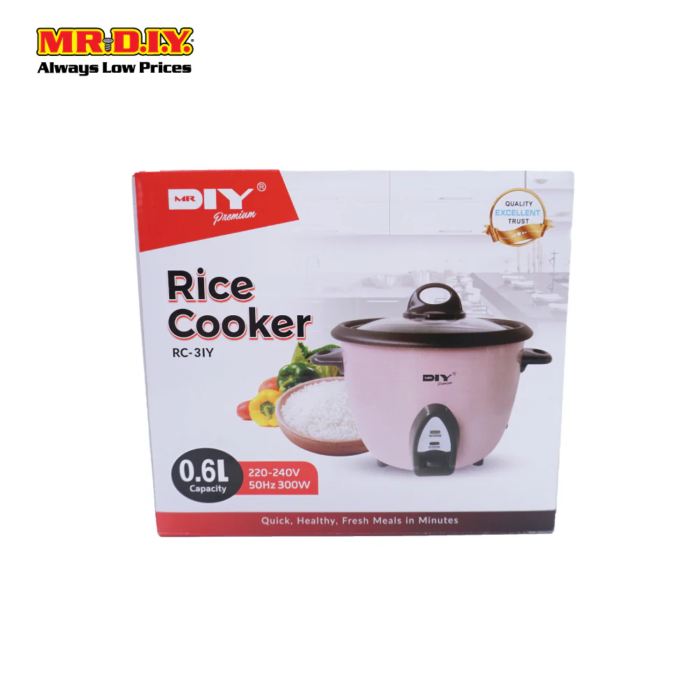 (MR.DIY) 0.6L Mini Rice Cooker RC-3IY - Image 3