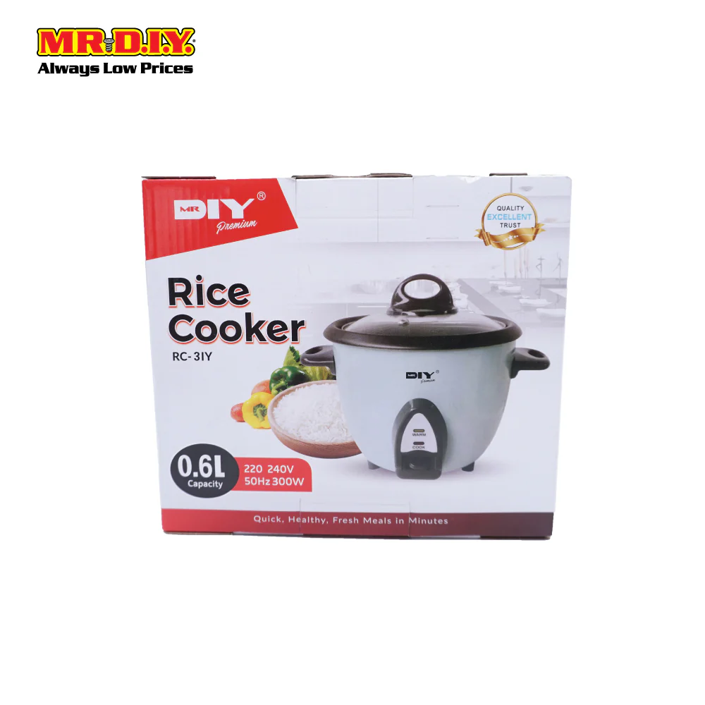 (MR.DIY) 0.6L Mini Rice Cooker RC-3IY - Image 5