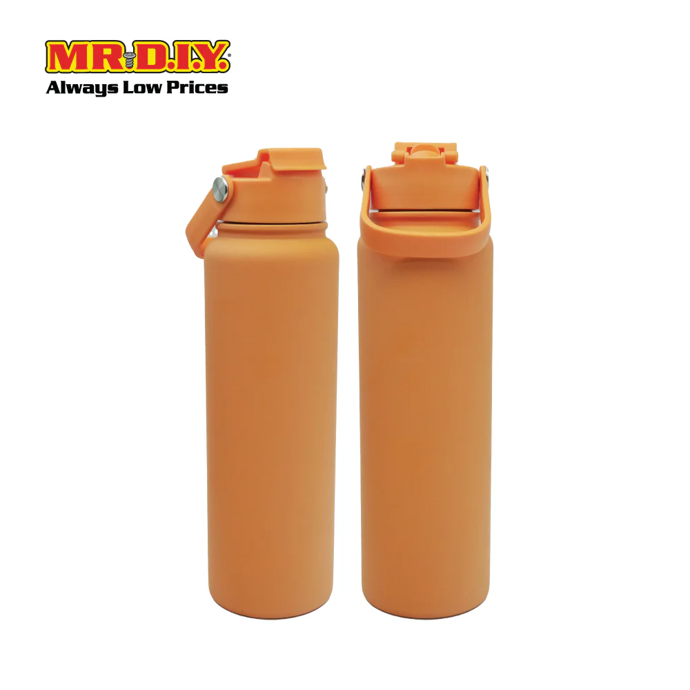 (MR. DIY) 1000ml BPA Free 304 Insulated Stainless Steel Bottle Tumbler - ORANGE -  Color Series - Image 5