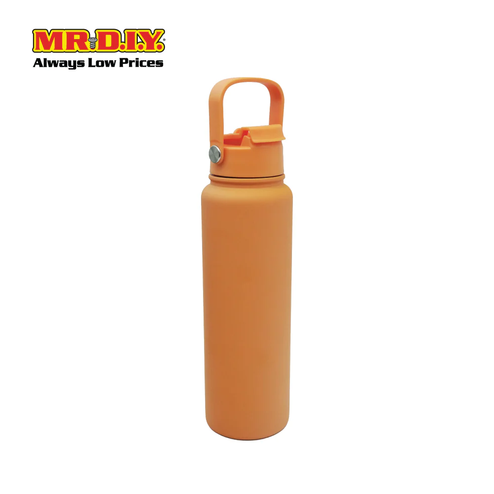 (MR. DIY) 1000ml BPA Free 304 Insulated Stainless Steel Bottle Tumbler - ORANGE -  Color Series - Image 6