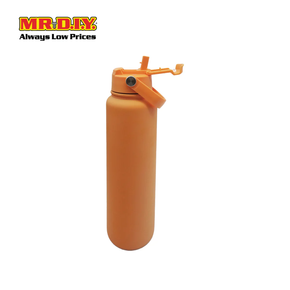 (MR. DIY) 1000ml BPA Free 304 Insulated Stainless Steel Bottle Tumbler - ORANGE -  Color Series - Image 7