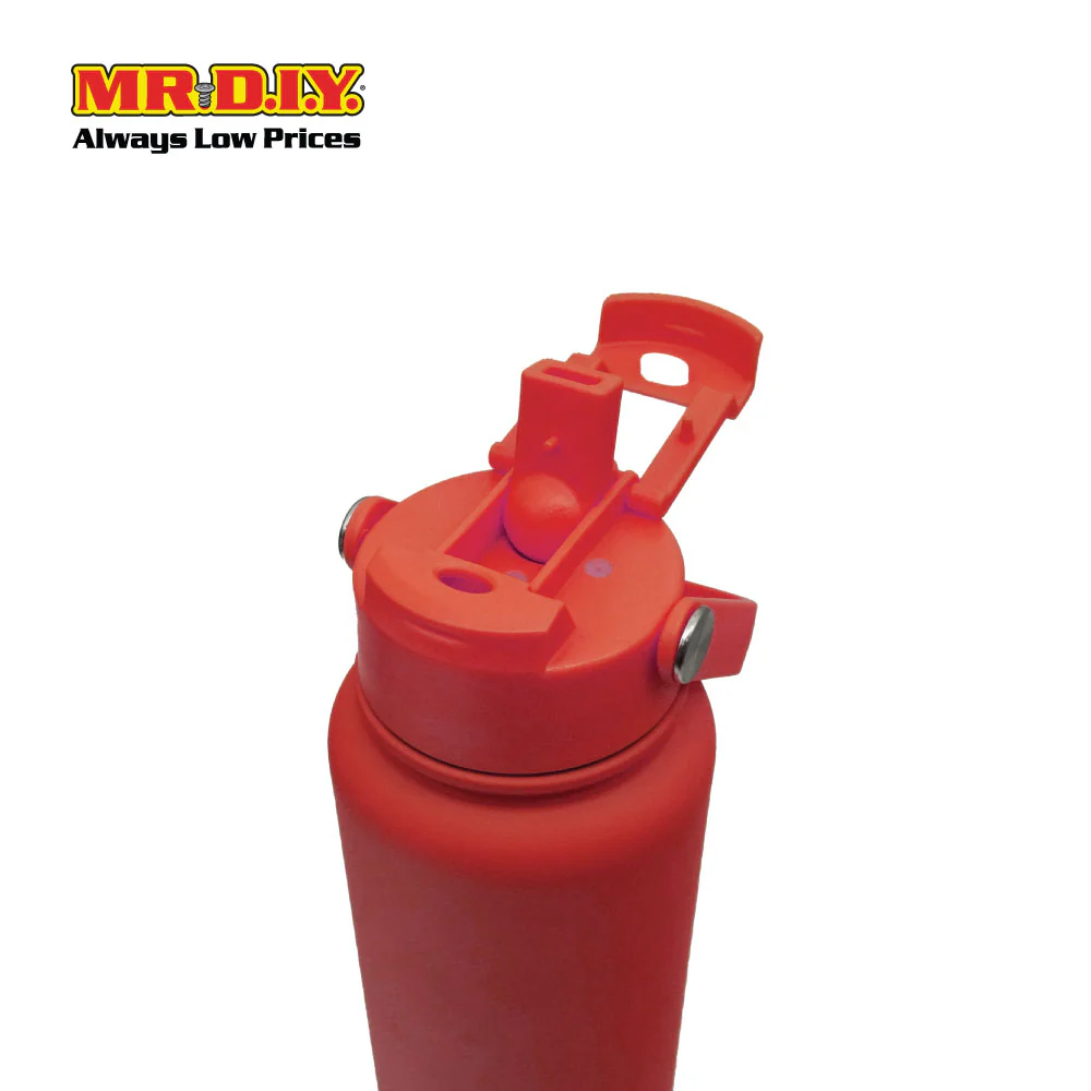 (MR. DIY) 1000ml BPA Free 304 Insulated Stainless Steel Bottle Tumbler - RED -  Color Series - Image 3