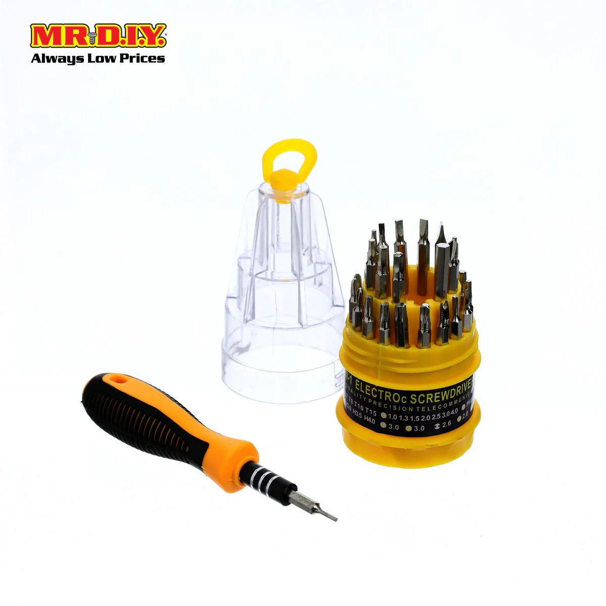 (MR.DIY) 13 In 1 Mini Magnetic Screwdriver Set (13 pcs) - Image 2