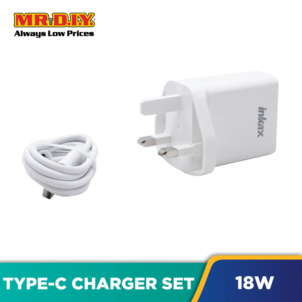 (MR.DIY) 18W 3.4A Type-C Fast Charger Set With Adapter - Image 2