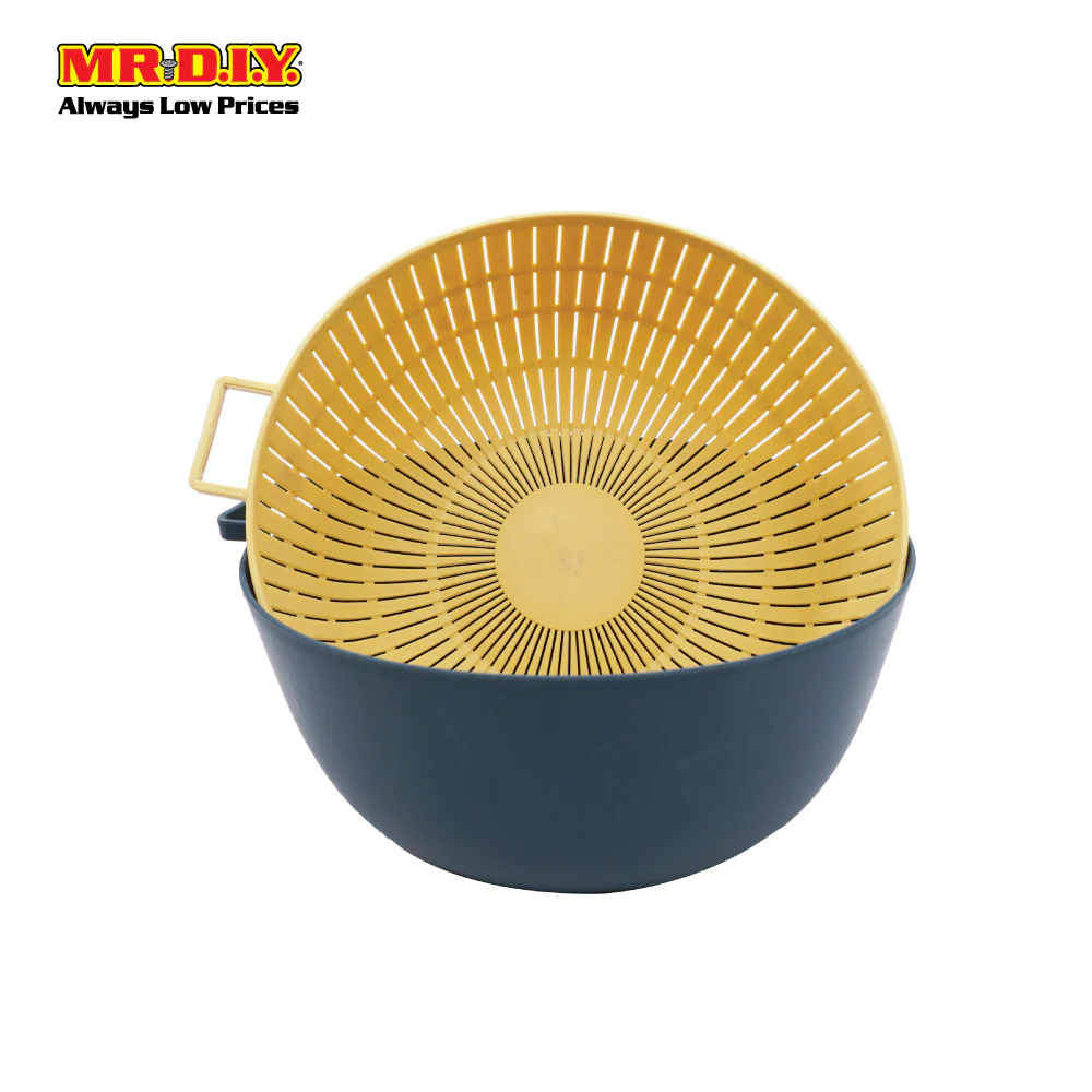 (MR.DIY) 2 in 1 Kitchen Plastic Mesh Strainer Drain Basket - Image 2