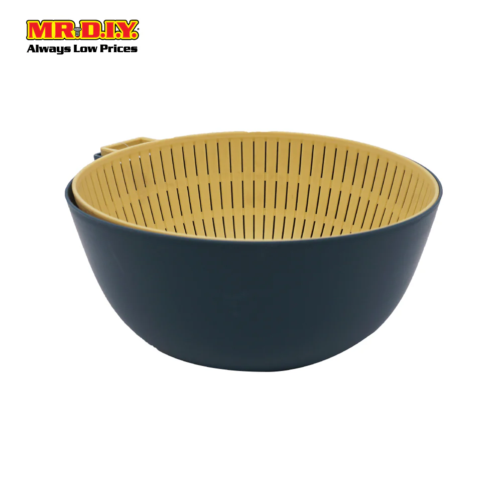 (MR.DIY) 2 in 1 Kitchen Plastic Mesh Strainer Drain Basket - Image 3